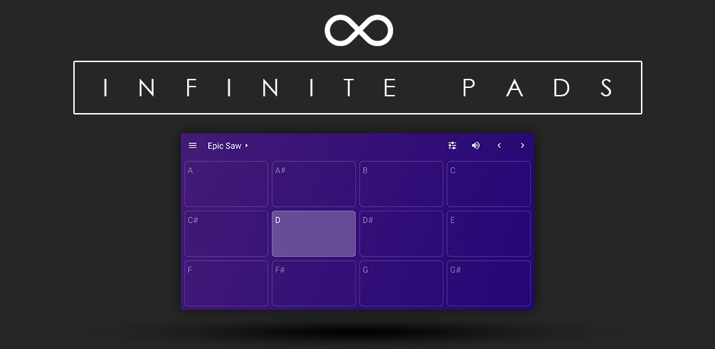 Promotional image of Infinite Pads app